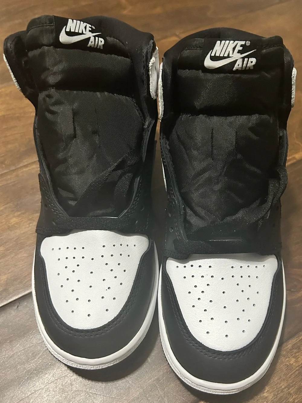 Nike Kids Black and White High-Top Sneakers - Picture 9 of 16